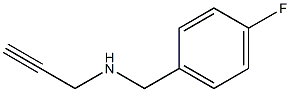 [(4-fluorophenyl)methyl](prop-2-yn-1-yl)amine Struktur