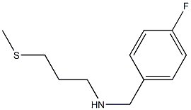 [(4-fluorophenyl)methyl][3-(methylsulfanyl)propyl]amine Struktur