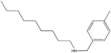 [(4-methylphenyl)methyl](nonyl)amine Struktur