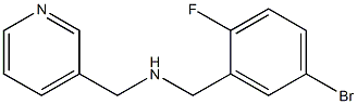 [(5-bromo-2-fluorophenyl)methyl](pyridin-3-ylmethyl)amine Struktur