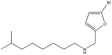 [(5-bromofuran-2-yl)methyl](7-methyloctyl)amine Struktur