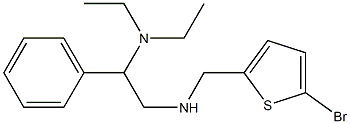 [(5-bromothiophen-2-yl)methyl][2-(diethylamino)-2-phenylethyl]amine Struktur