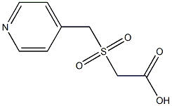 [(pyridin-4-ylmethyl)sulfonyl]acetic acid Struktur