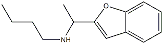 [1-(1-benzofuran-2-yl)ethyl](butyl)amine Struktur