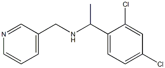 [1-(2,4-dichlorophenyl)ethyl](pyridin-3-ylmethyl)amine Struktur