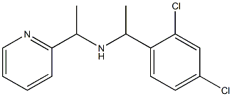 [1-(2,4-dichlorophenyl)ethyl][1-(pyridin-2-yl)ethyl]amine Struktur