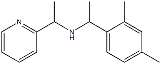 [1-(2,4-dimethylphenyl)ethyl][1-(pyridin-2-yl)ethyl]amine Struktur