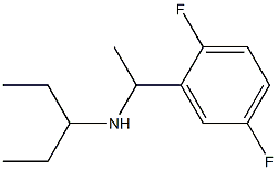 [1-(2,5-difluorophenyl)ethyl](pentan-3-yl)amine Struktur