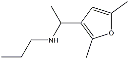 [1-(2,5-dimethylfuran-3-yl)ethyl](propyl)amine Struktur