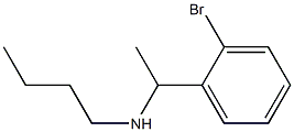 [1-(2-bromophenyl)ethyl](butyl)amine Struktur