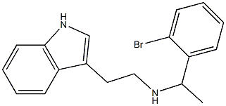 [1-(2-bromophenyl)ethyl][2-(1H-indol-3-yl)ethyl]amine Struktur