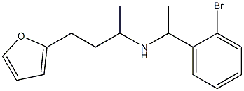 [1-(2-bromophenyl)ethyl][4-(furan-2-yl)butan-2-yl]amine Struktur