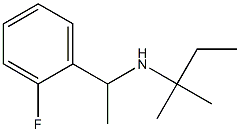 [1-(2-fluorophenyl)ethyl](2-methylbutan-2-yl)amine Struktur