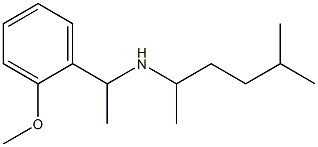 [1-(2-methoxyphenyl)ethyl](5-methylhexan-2-yl)amine Struktur