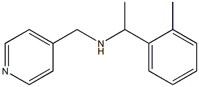 [1-(2-methylphenyl)ethyl](pyridin-4-ylmethyl)amine Struktur