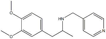 [1-(3,4-dimethoxyphenyl)propan-2-yl](pyridin-4-ylmethyl)amine Struktur