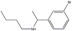 [1-(3-bromophenyl)ethyl](butyl)amine Struktur