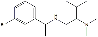 [1-(3-bromophenyl)ethyl][2-(dimethylamino)-3-methylbutyl]amine Struktur