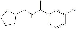 [1-(3-chlorophenyl)ethyl](oxolan-2-ylmethyl)amine Struktur