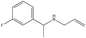 [1-(3-fluorophenyl)ethyl](prop-2-en-1-yl)amine Struktur