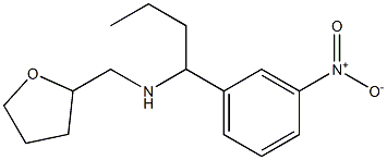 [1-(3-nitrophenyl)butyl](oxolan-2-ylmethyl)amine Struktur