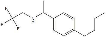 [1-(4-butylphenyl)ethyl](2,2,2-trifluoroethyl)amine Struktur