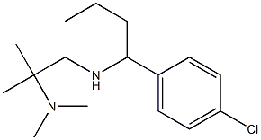 [1-(4-chlorophenyl)butyl][2-(dimethylamino)-2-methylpropyl]amine Struktur