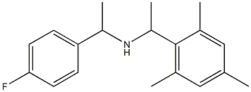 [1-(4-fluorophenyl)ethyl][1-(2,4,6-trimethylphenyl)ethyl]amine Struktur