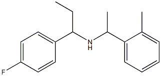 [1-(4-fluorophenyl)propyl][1-(2-methylphenyl)ethyl]amine Struktur