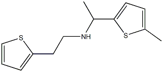 [1-(5-methylthiophen-2-yl)ethyl][2-(thiophen-2-yl)ethyl]amine Struktur