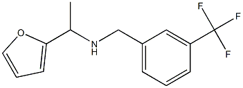 [1-(furan-2-yl)ethyl]({[3-(trifluoromethyl)phenyl]methyl})amine Struktur