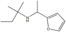 [1-(furan-2-yl)ethyl](2-methylbutan-2-yl)amine Struktur