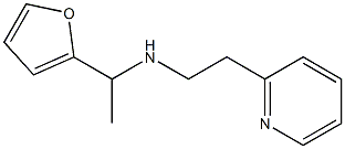 [1-(furan-2-yl)ethyl][2-(pyridin-2-yl)ethyl]amine Struktur