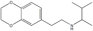 [2-(2,3-dihydro-1,4-benzodioxin-6-yl)ethyl](3-methylbutan-2-yl)amine Struktur