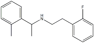 [2-(2-fluorophenyl)ethyl][1-(2-methylphenyl)ethyl]amine Struktur