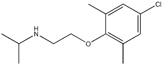 [2-(4-chloro-2,6-dimethylphenoxy)ethyl](propan-2-yl)amine Struktur