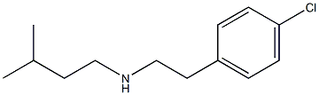 [2-(4-chlorophenyl)ethyl](3-methylbutyl)amine Struktur