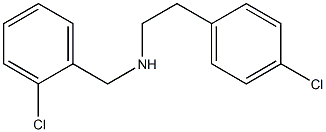 [2-(4-chlorophenyl)ethyl][(2-chlorophenyl)methyl]amine Struktur