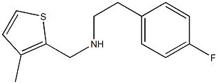 [2-(4-fluorophenyl)ethyl][(3-methylthiophen-2-yl)methyl]amine Struktur