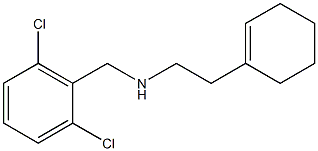 [2-(cyclohex-1-en-1-yl)ethyl][(2,6-dichlorophenyl)methyl]amine Struktur