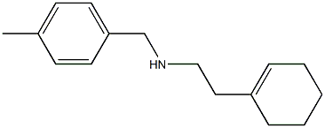 [2-(cyclohex-1-en-1-yl)ethyl][(4-methylphenyl)methyl]amine Struktur