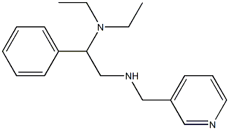 [2-(diethylamino)-2-phenylethyl](pyridin-3-ylmethyl)amine Struktur