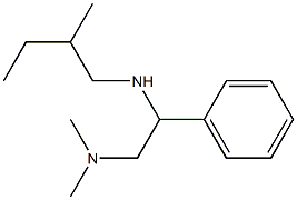 [2-(dimethylamino)-1-phenylethyl](2-methylbutyl)amine Struktur