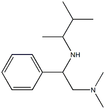 [2-(dimethylamino)-1-phenylethyl](3-methylbutan-2-yl)amine Struktur