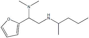 [2-(dimethylamino)-2-(furan-2-yl)ethyl](pentan-2-yl)amine Struktur