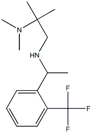 [2-(dimethylamino)-2-methylpropyl]({1-[2-(trifluoromethyl)phenyl]ethyl})amine Struktur