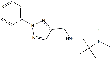 [2-(dimethylamino)-2-methylpropyl][(2-phenyl-2H-1,2,3-triazol-4-yl)methyl]amine Struktur