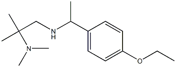 [2-(dimethylamino)-2-methylpropyl][1-(4-ethoxyphenyl)ethyl]amine Struktur