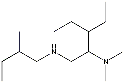 [2-(dimethylamino)-3-ethylpentyl](2-methylbutyl)amine Struktur