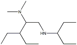 [2-(dimethylamino)-3-ethylpentyl](pentan-3-yl)amine Struktur